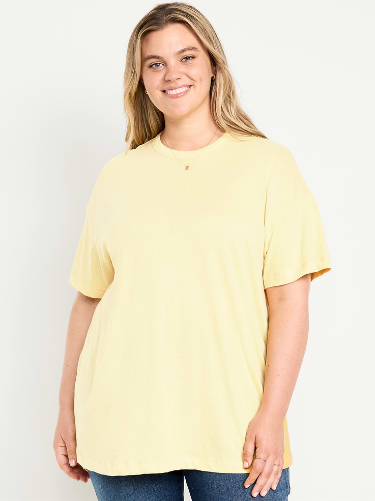 Image 9 of 10, Oversized EveryWear Tunic T-Shirt