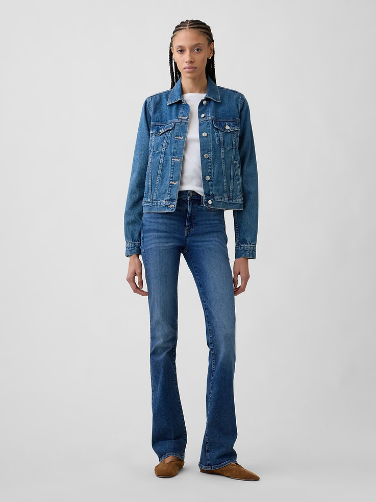 Image number 1 showing, Mid Rise Universal Baby Boot Jeans