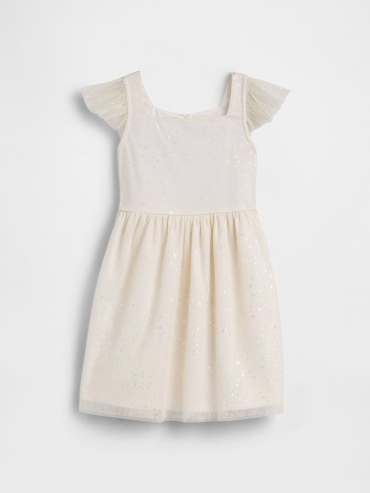 Image number 1 showing, babyGap 100% Recycled Shine Flutter Dress