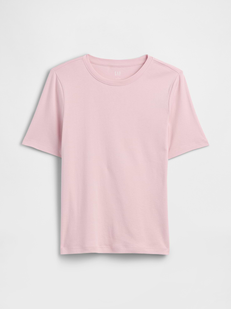 Image number 5 showing, Modern Ribbed Crewneck T-Shirt
