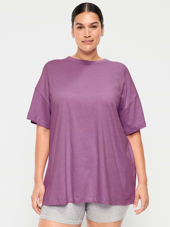 T-shirt tunique passe-partout surdimensionné