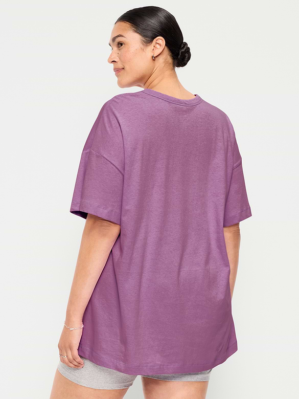 T-shirt tunique passe-partout surdimensionné