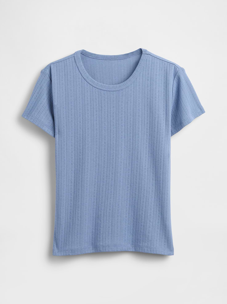 Image number 6 showing, Pointelle PJ T-Shirt
