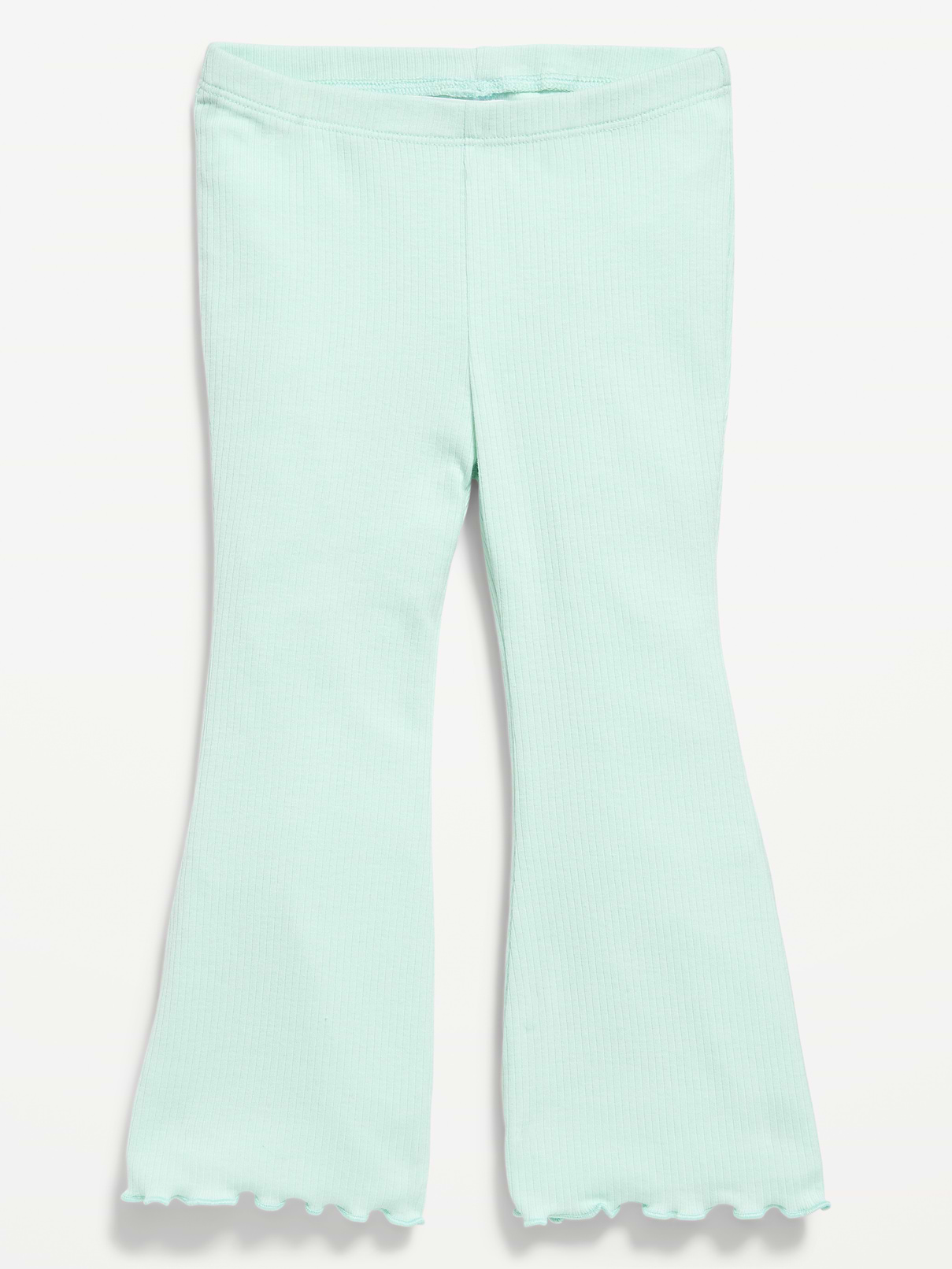 L'image numéro 1 présente Legging côtelé évasé pour toute-petite fille