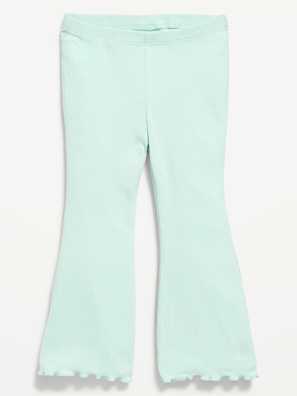 Legging côtelé évasé pour toute-petite fille