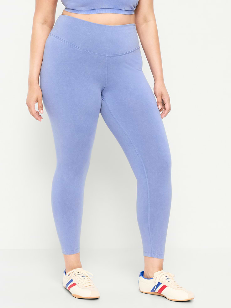 Image number 7 showing, High-Waisted PowerChill 7/8 Cotton Leggings