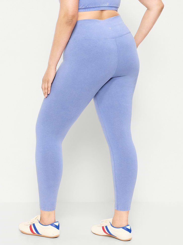 Image number 8 showing, High-Waisted PowerChill 7/8 Cotton Leggings