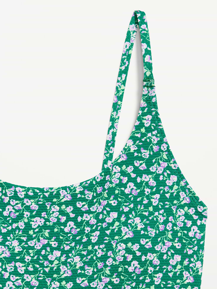 Image number 9 showing, Textured Swim Romper -- 2.5-inch inseam
