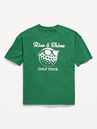 Image number 1 showing, Oversized Short-Sleeve Graphic T-Shirt for Boys
