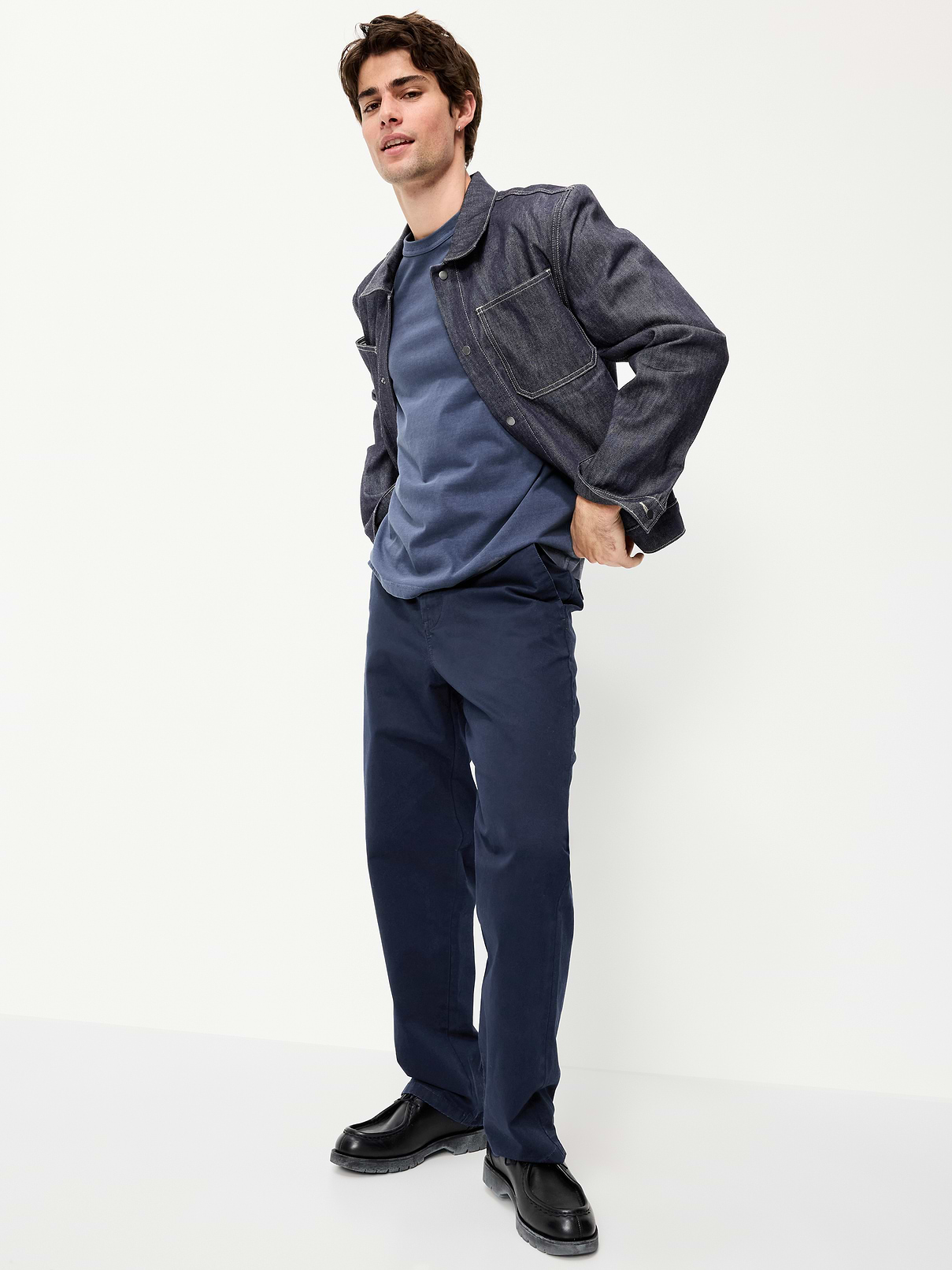 Image number 3 showing, Garment-Dyed Heavyweight Cropped T-Shirt