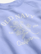 Image 3 of 3, Vintage Crew-Neck Logo-Graphic Sweatshirt