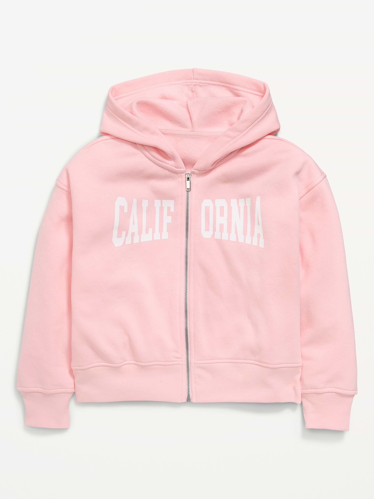 Image number 2 showing, Favorite Fleece Graphic Zip-Front Hoodie for Girls