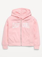 Image number 2 showing, Favorite Fleece Graphic Zip-Front Hoodie for Girls