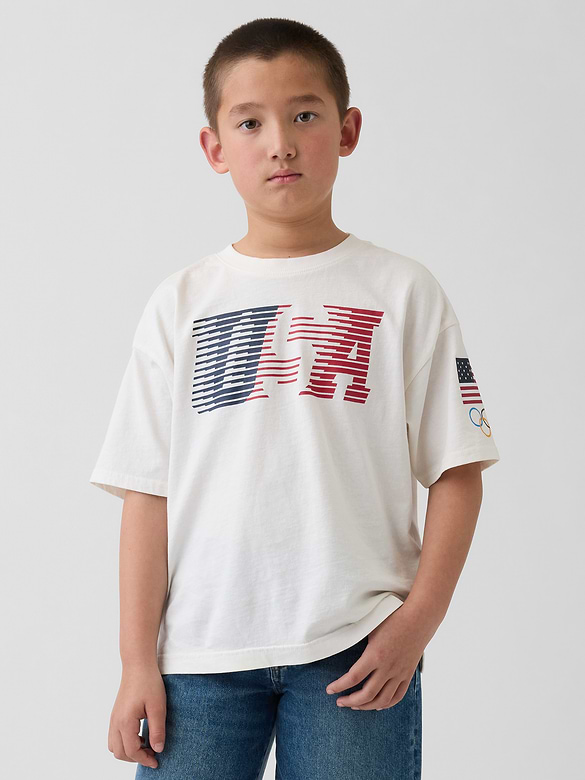 Kids Team USA Oversized T-Shirt