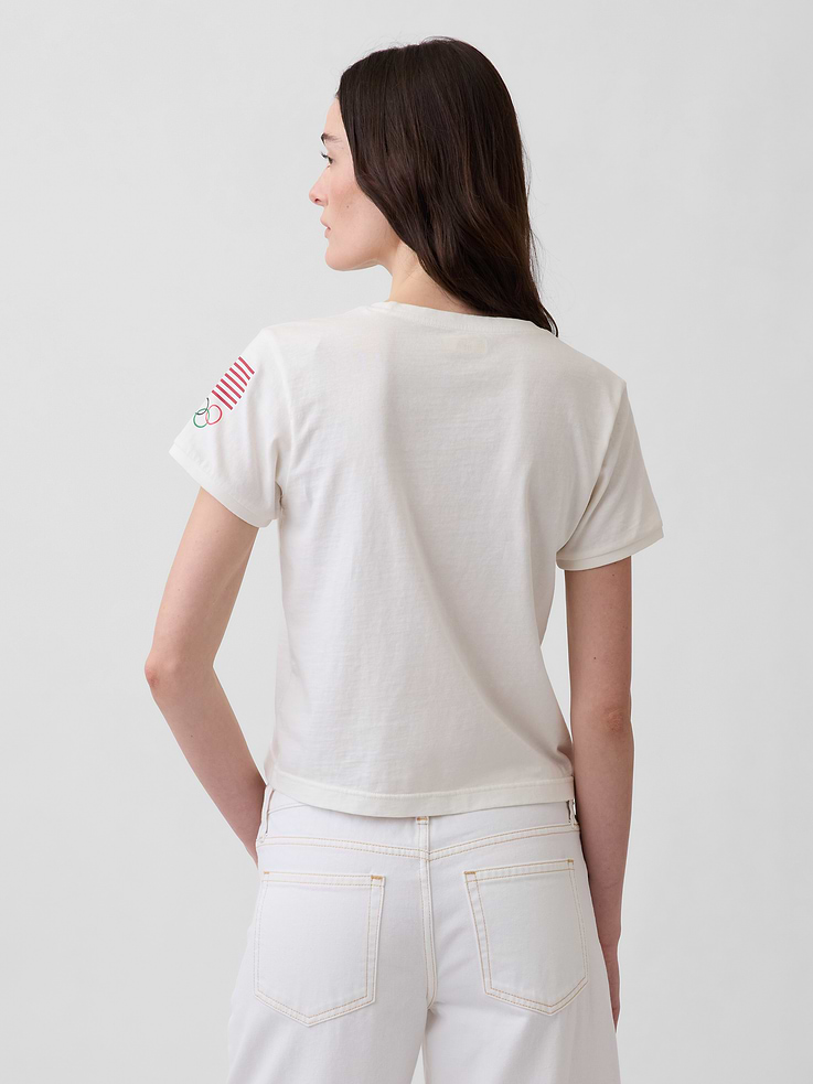Image number 3 showing, Team USA Crop T-Shirt