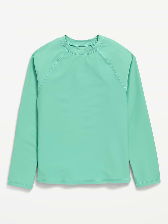 Long-Sleeve Rashguard Swim Top for Boys