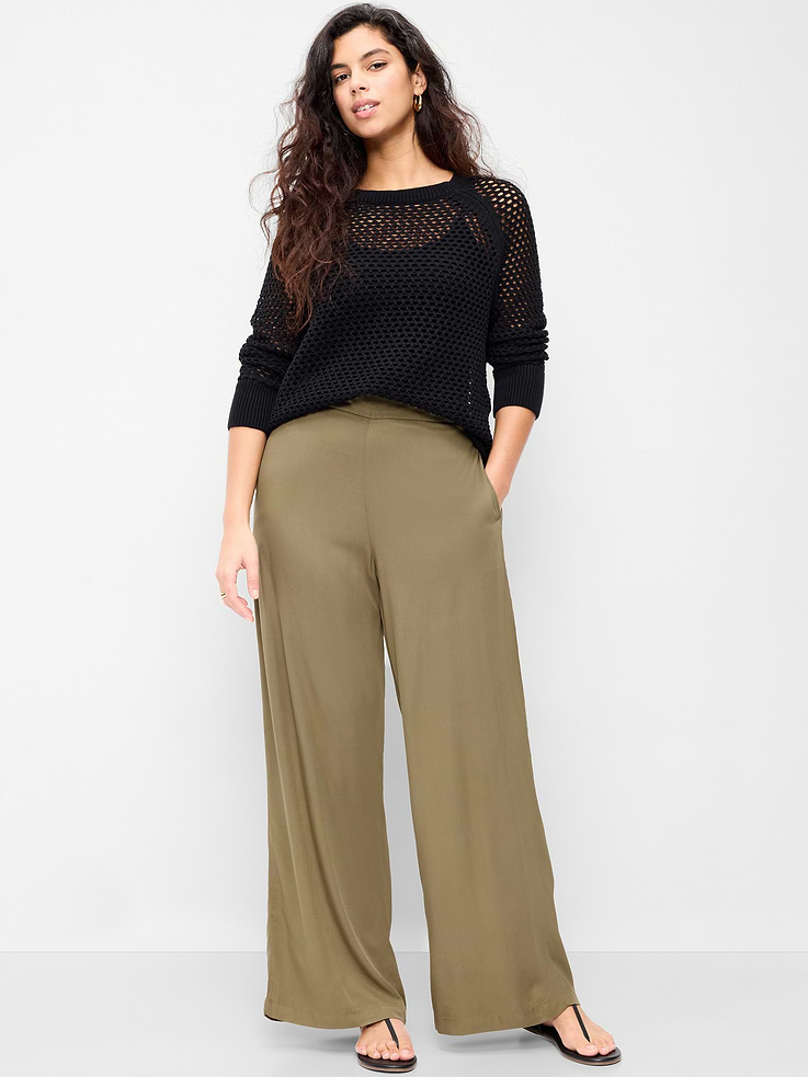 Image number 6 showing, High-Waisted Playa Wide-Leg Pants