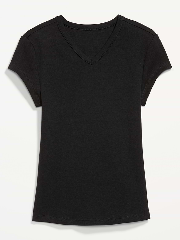 Snug High V-Neck T-Shirt