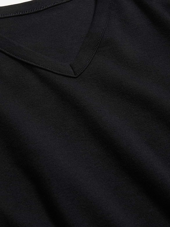 Snug High V-Neck T-Shirt