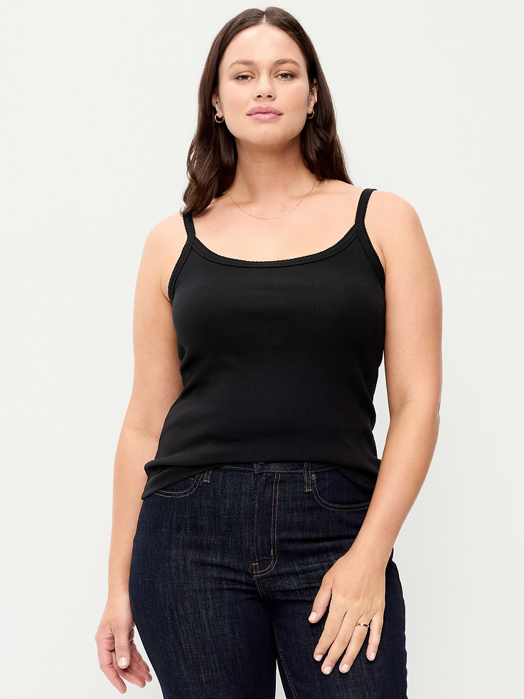 L'image numéro 5 présente Camisole en tricot côtelé