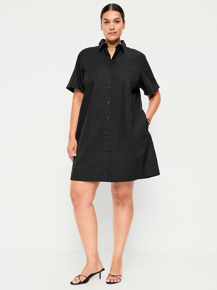 Image number 7 showing, Button-Down Mini Shirt Dress