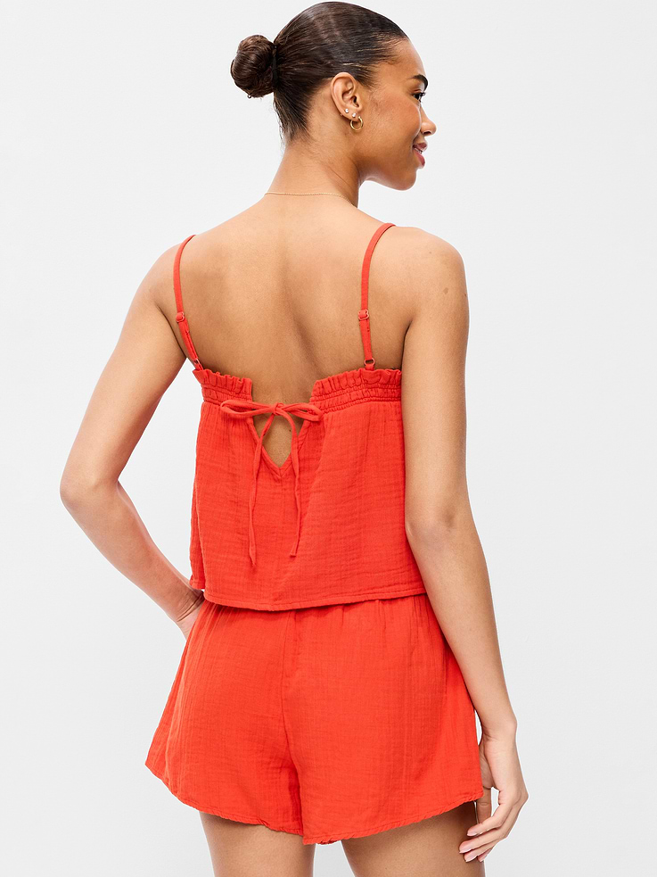 Image number 2 showing, Crinkle Gauze Tank Top