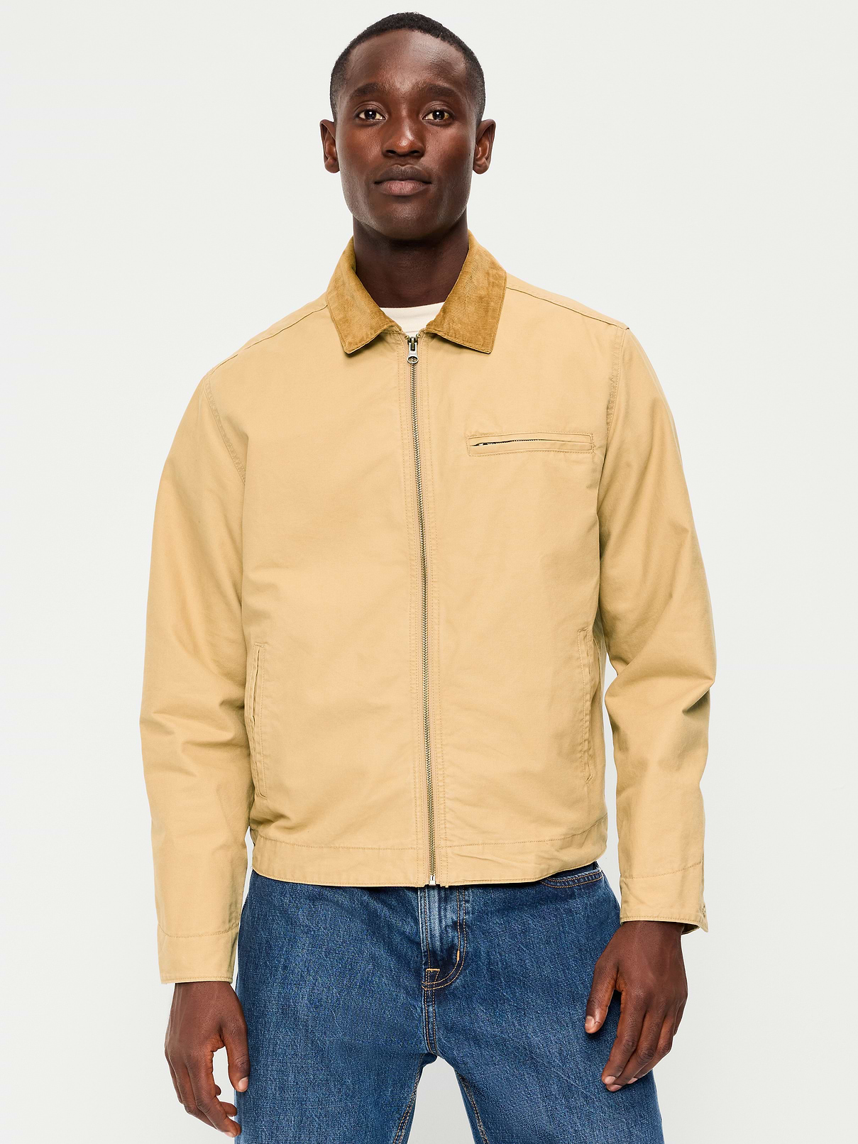 Cropped Canvas Barn Jacket