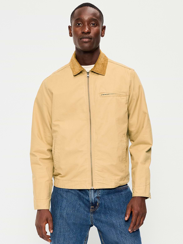 Cropped Canvas Barn Jacket
