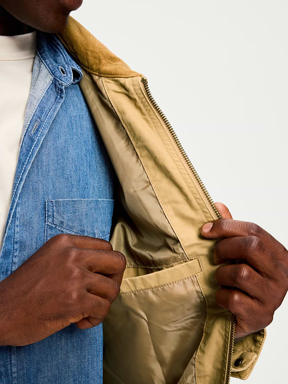 Cropped Canvas Barn Jacket