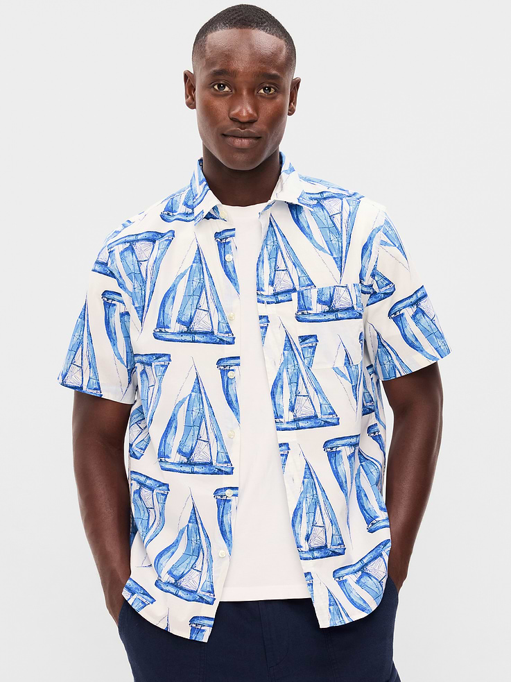 L'image numéro 1 présente Chemise passe-partout de coupe classique