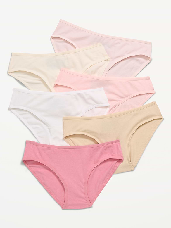 Culotte bikini pour fille (paquet de 6)