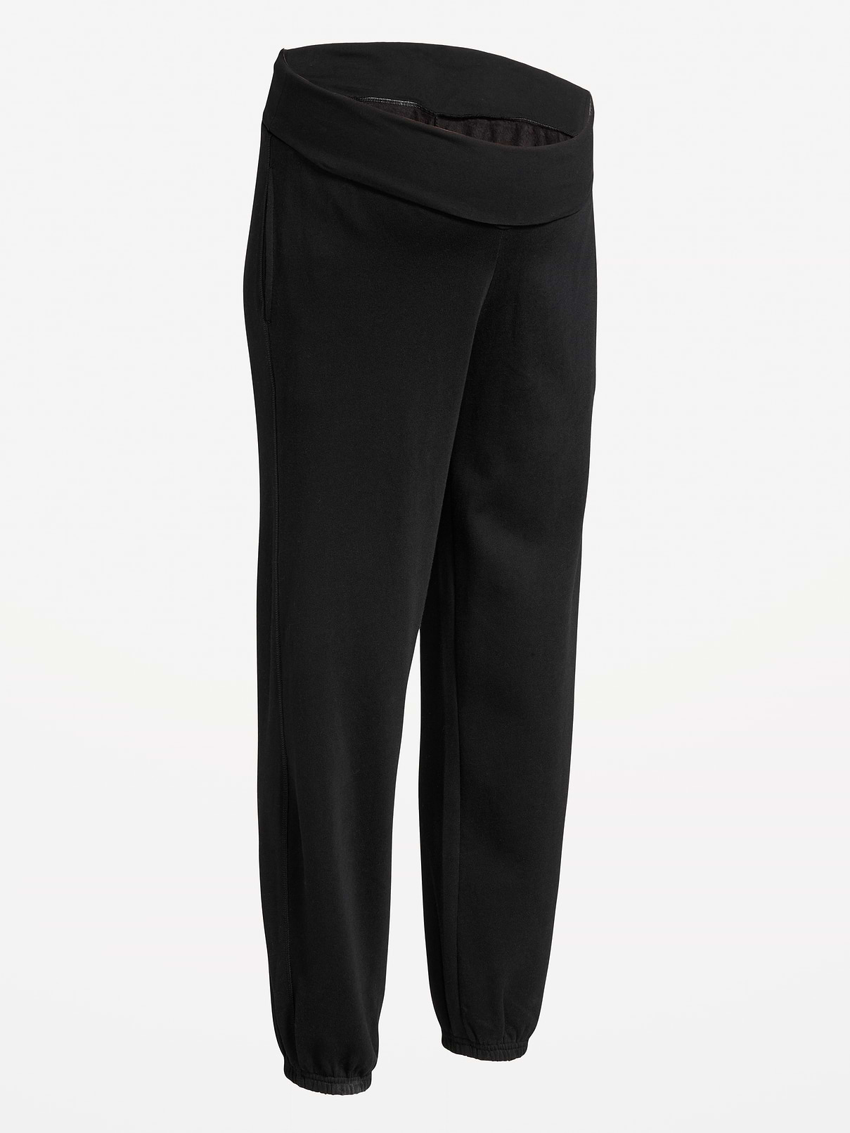 Image number 4 showing, Maternity Rollover-Waist Fleece Jogger