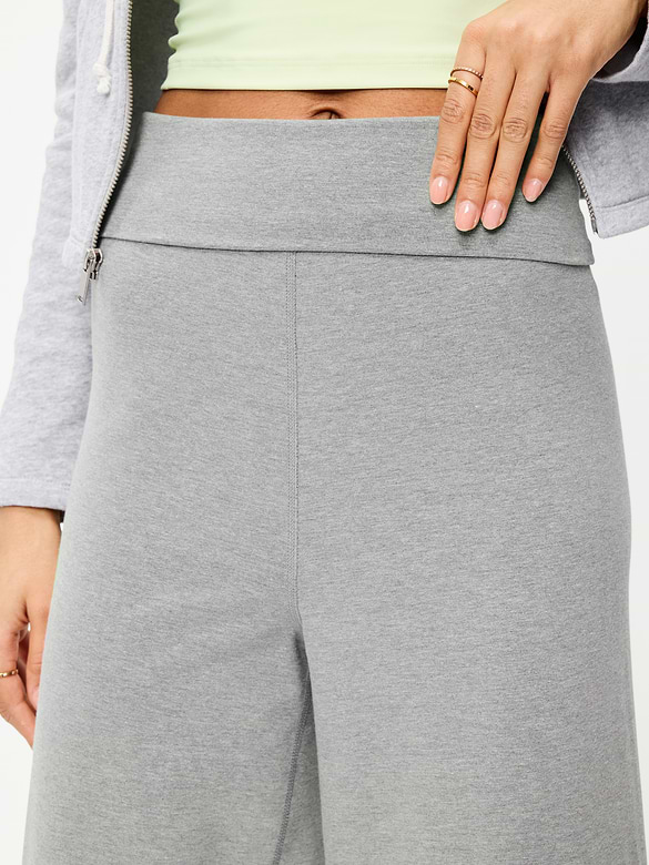 High-Waisted PowerChill Fold-Over Wide-Leg Pants