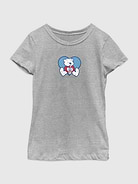 Image 1 of 4, Soft cotton T-shirt., Crewneck., Short sleeves., Officially licensed ICEE Kitchy Bear Graphic at front.