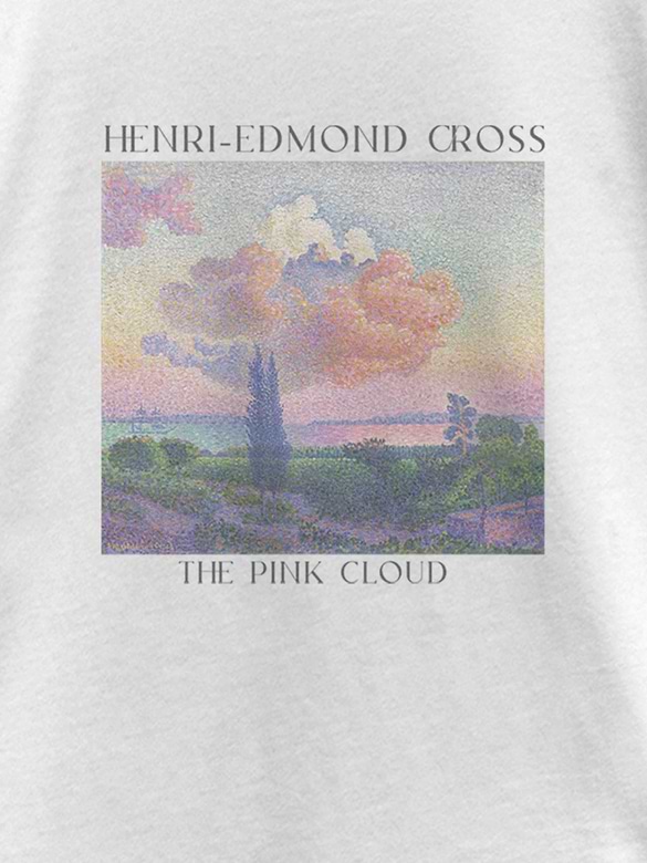 Edmond Cross Clouds Graphic T-Shirt For Girls