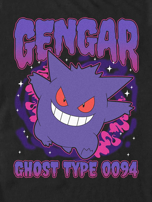 Pokemon Gengar Shadow Pokemon Graphic T-Shirt