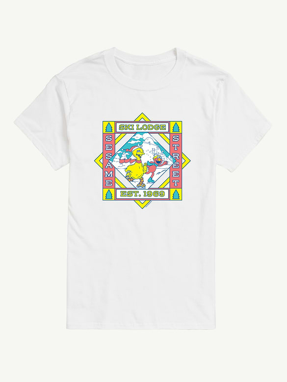 Sesame Street Ski Lodge Short Sleeve Graphic Tee