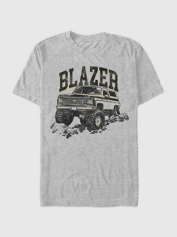 Image 1 of 4, Soft cotton T-shirt., Crewneck., Short sleeves., Officially licensed General Motors Graphic at front.