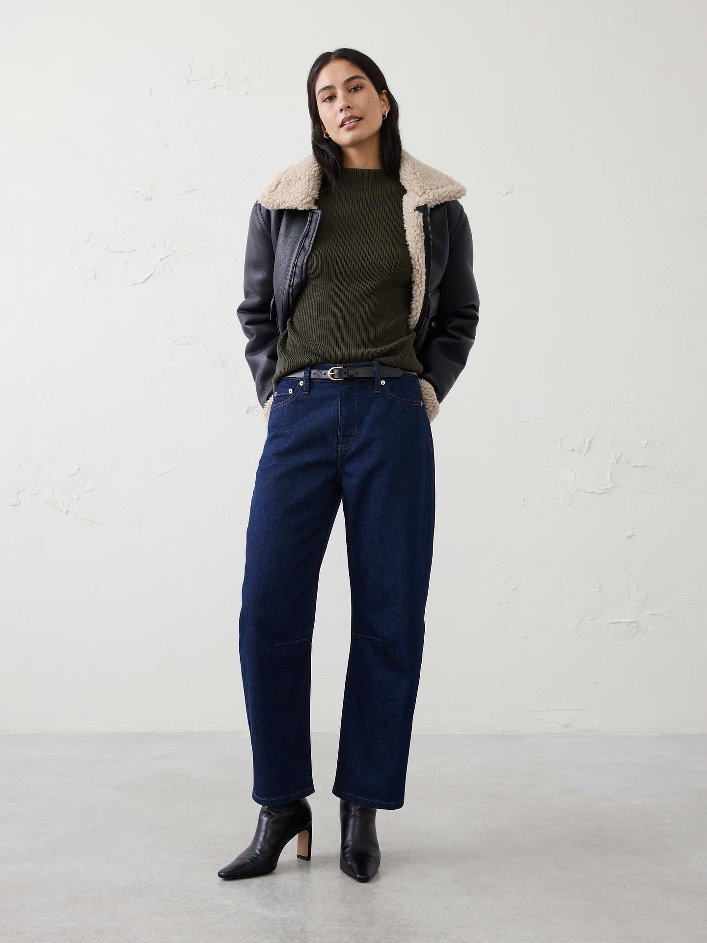 Image number 3 showing, Pointelle Ribbed Pullover Sweater