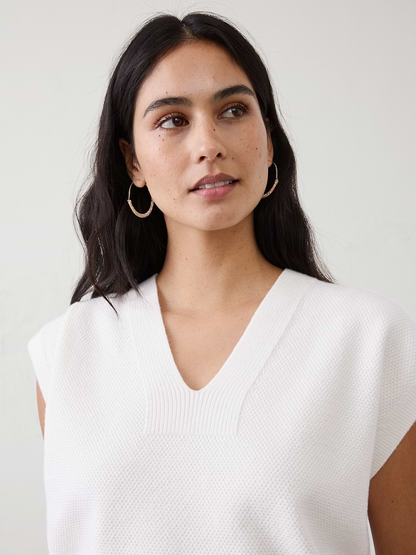 Pave Hoop Earrings