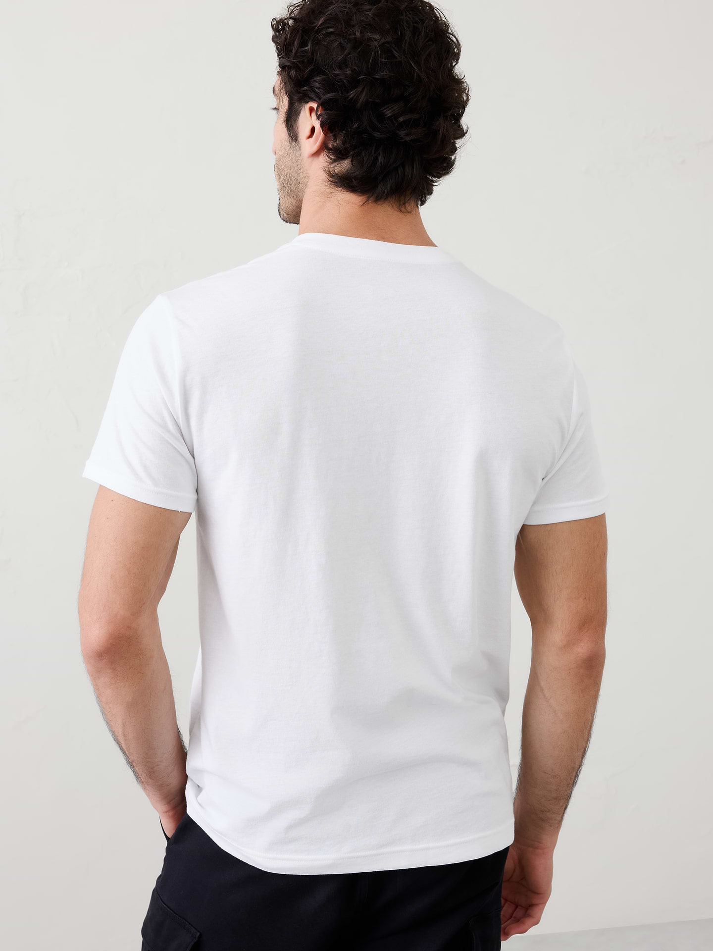 Image number 2 showing, Standard-Fit Premium Wash V-Neck Shirt