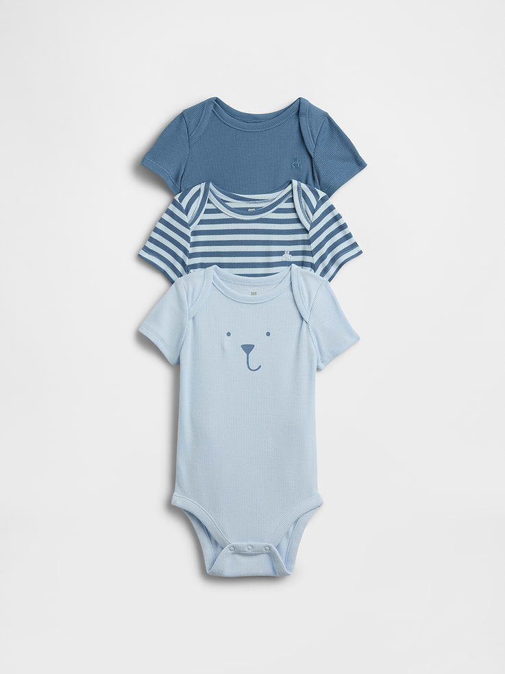 Image number 1 showing, Baby First Favorites JerseySoft Bodysuit (3-Pack)