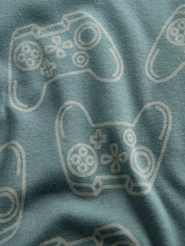 Image number 3 showing, Kids Organic Brushed Cotton PJ Set