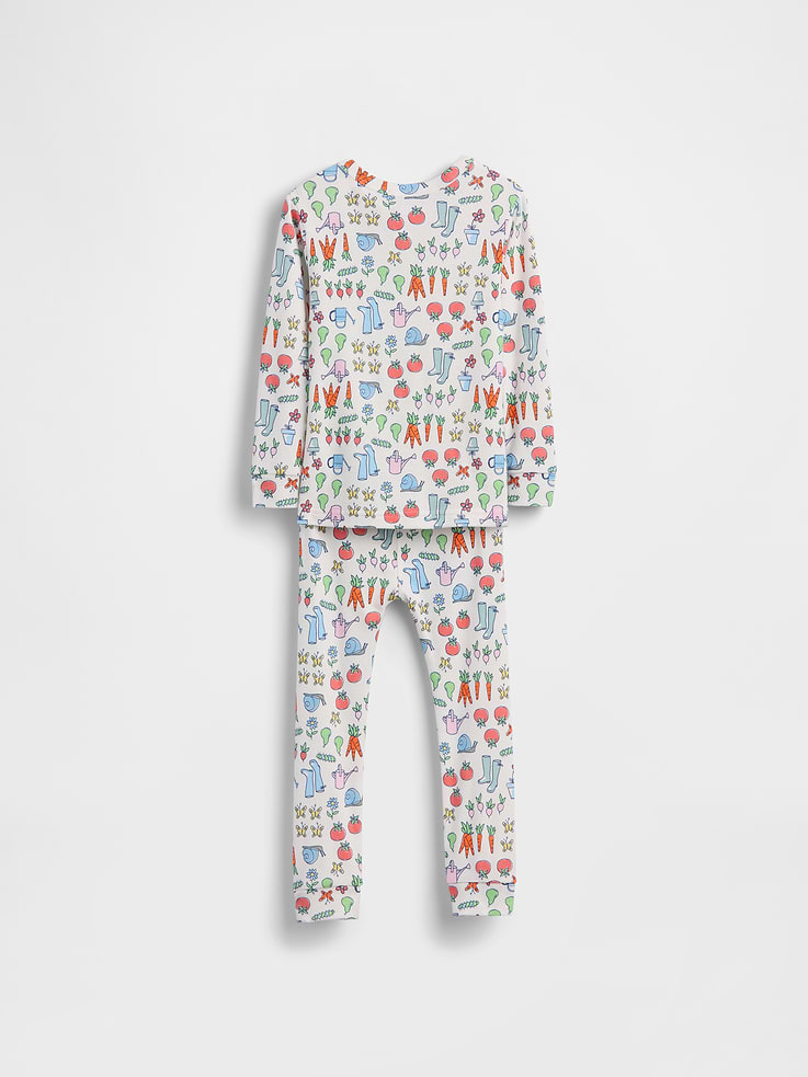Image number 2 showing, Baby & Toddler Organic Brushed Cotton PJ Set