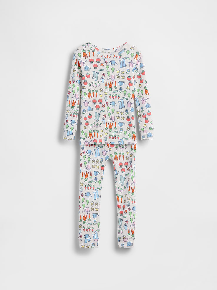Image number 1 showing, Baby & Toddler Organic Brushed Cotton PJ Set