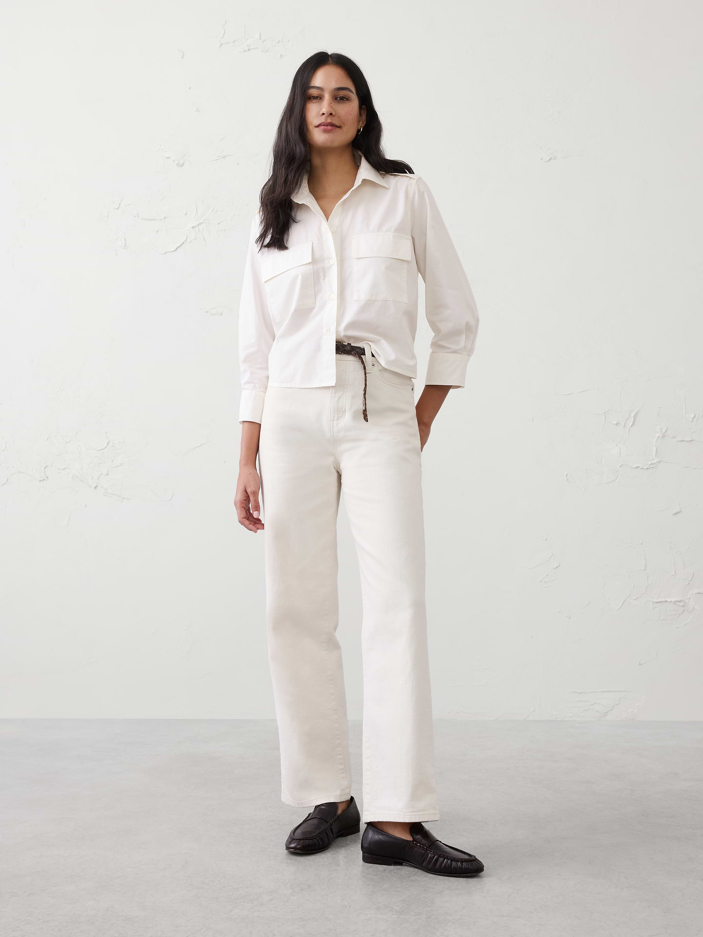Image number 1 showing, Poplin Utility Shirt