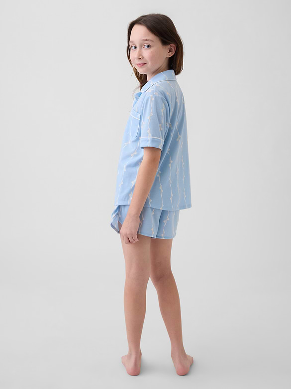 Kids Recycled PJ Short Set