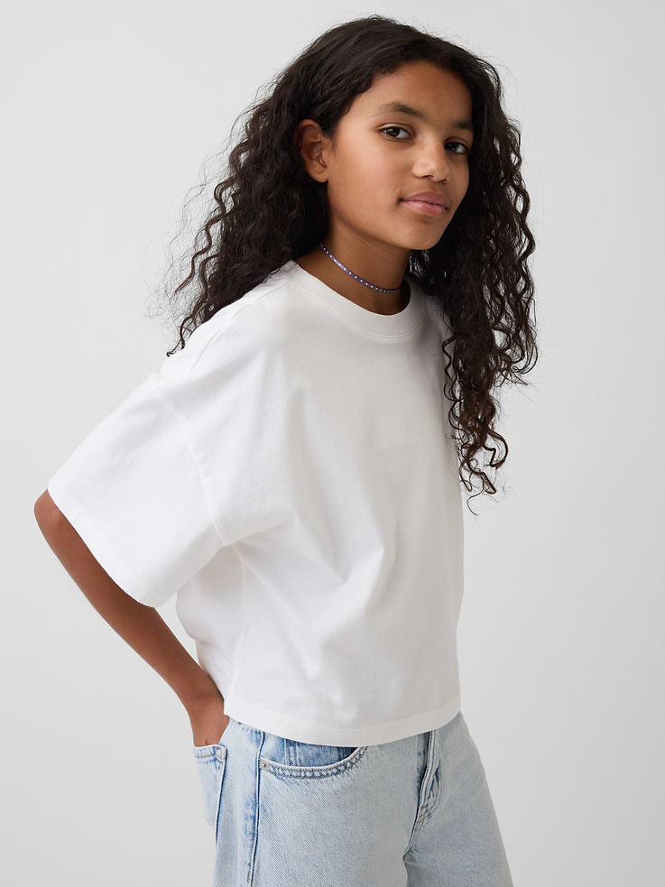 Image number 1 showing, Kids Oversized Boxy T-Shirt