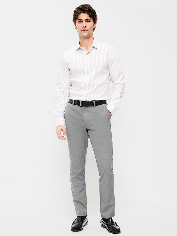 Image number 1 showing, Slim-Fit Twill Dress Pants
