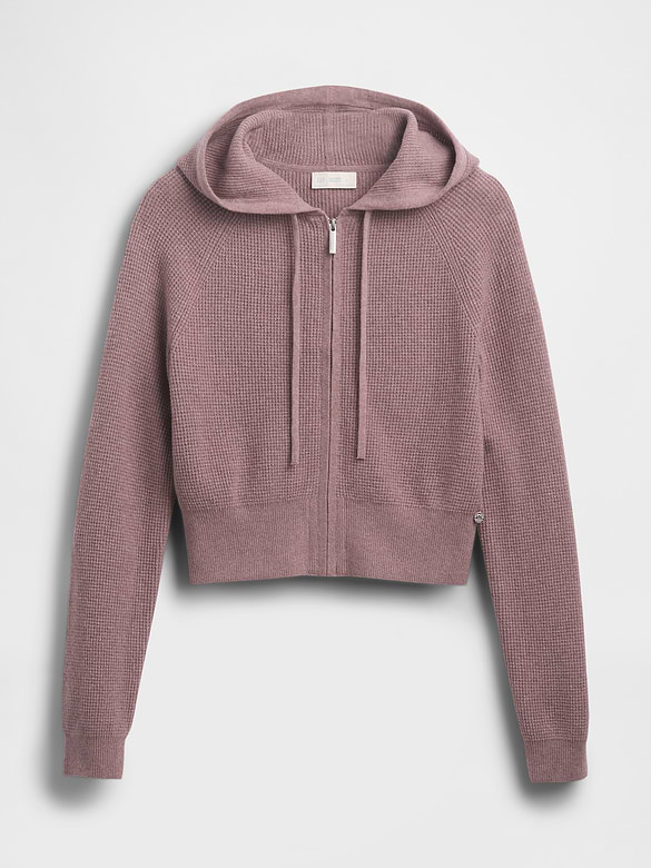 Gap × Summer Fridays CashSoft Waffle Crop Hoodie